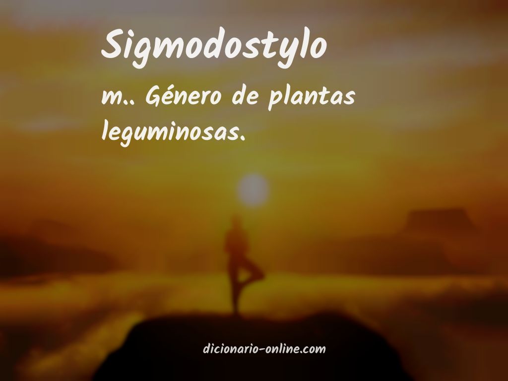 Significado de sigmodostylo