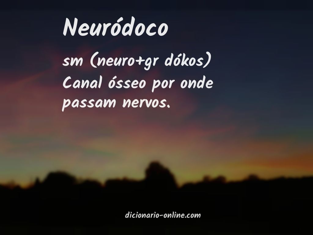 Significado de neuródoco