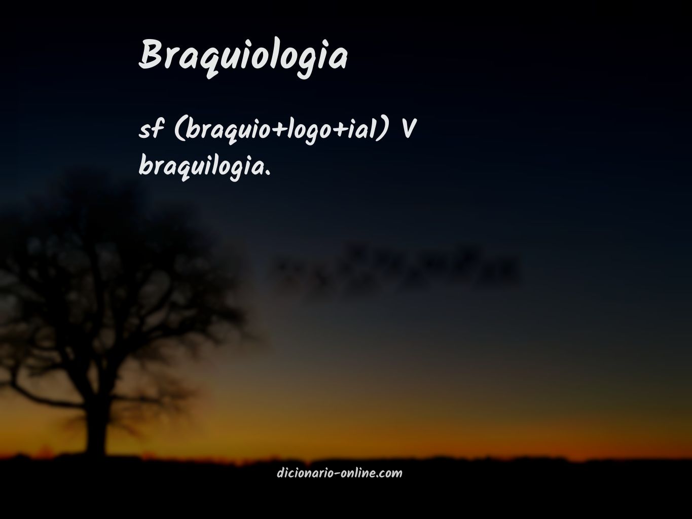Significado de braquiologia