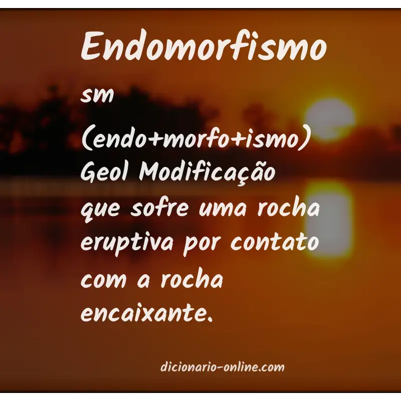 Significado de endomorfismo