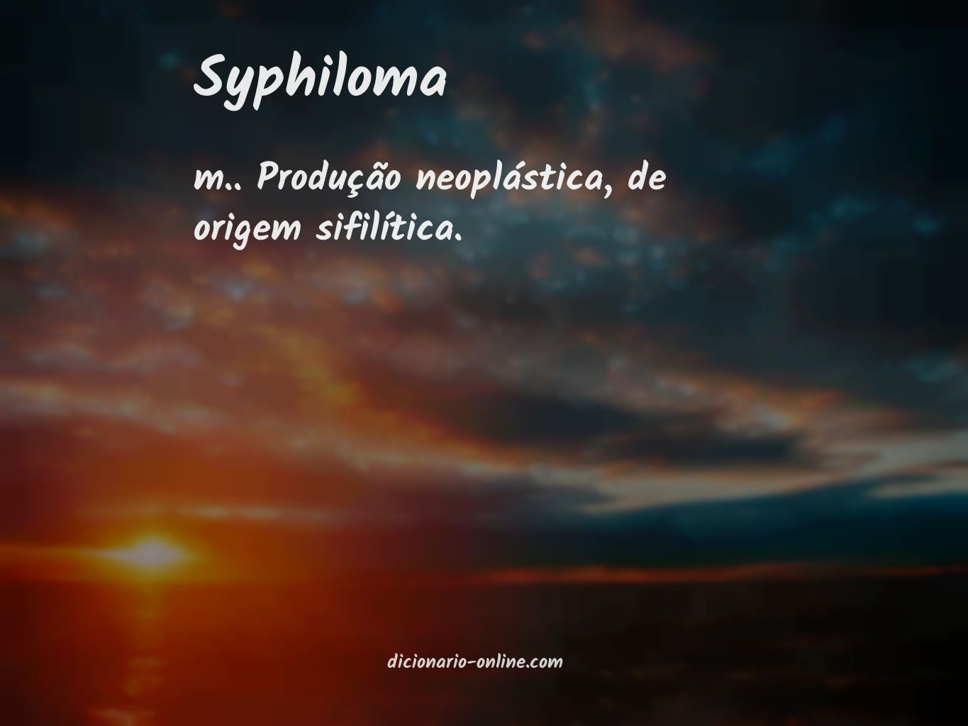 Significado de syphiloma