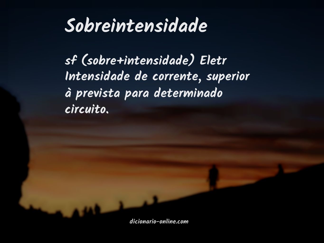 Significado de sobreintensidade