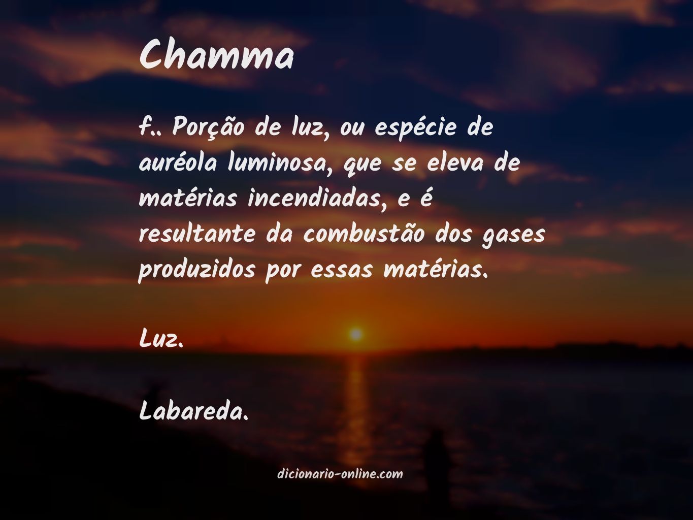 Significado de chamma