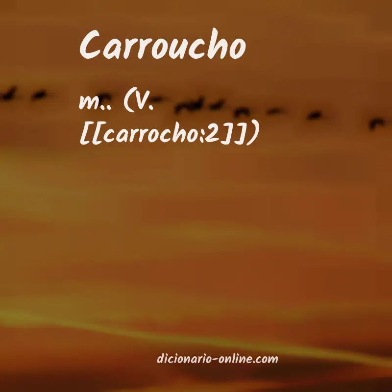 Significado de carroucho
