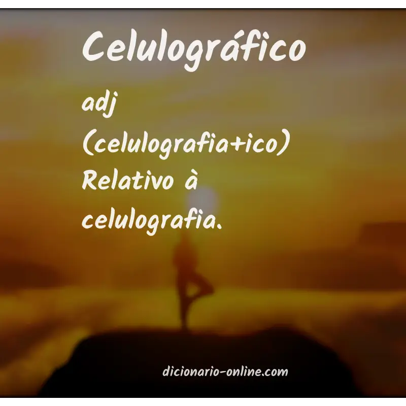 Significado de celulográfico