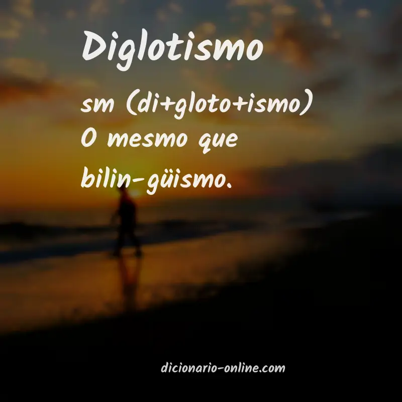 Significado de diglotismo