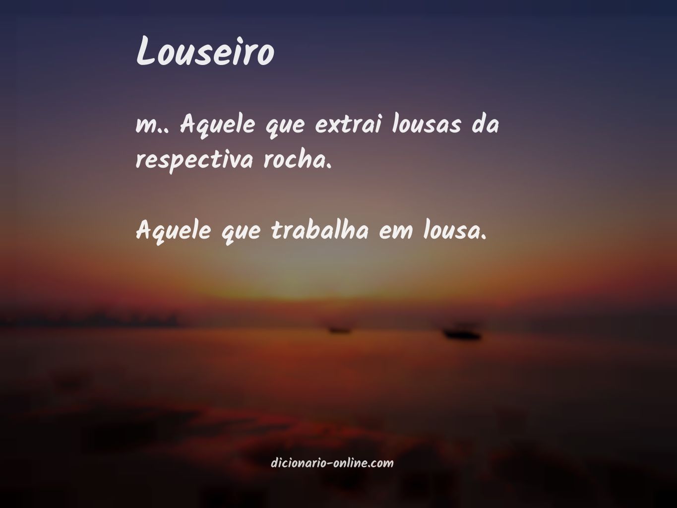 Significado de louseiro