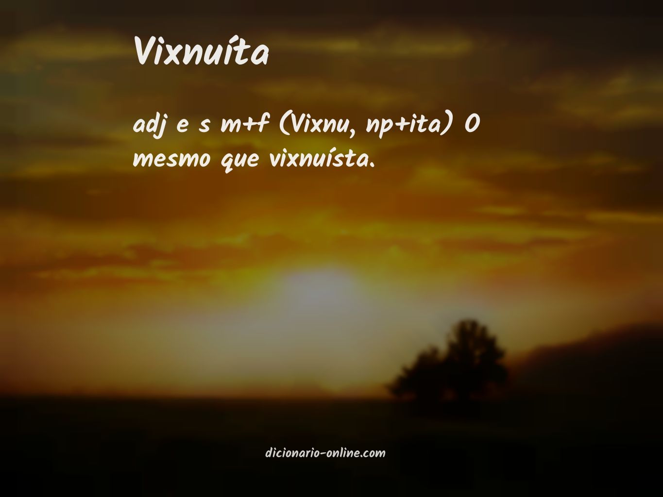 Significado de vixnuíta