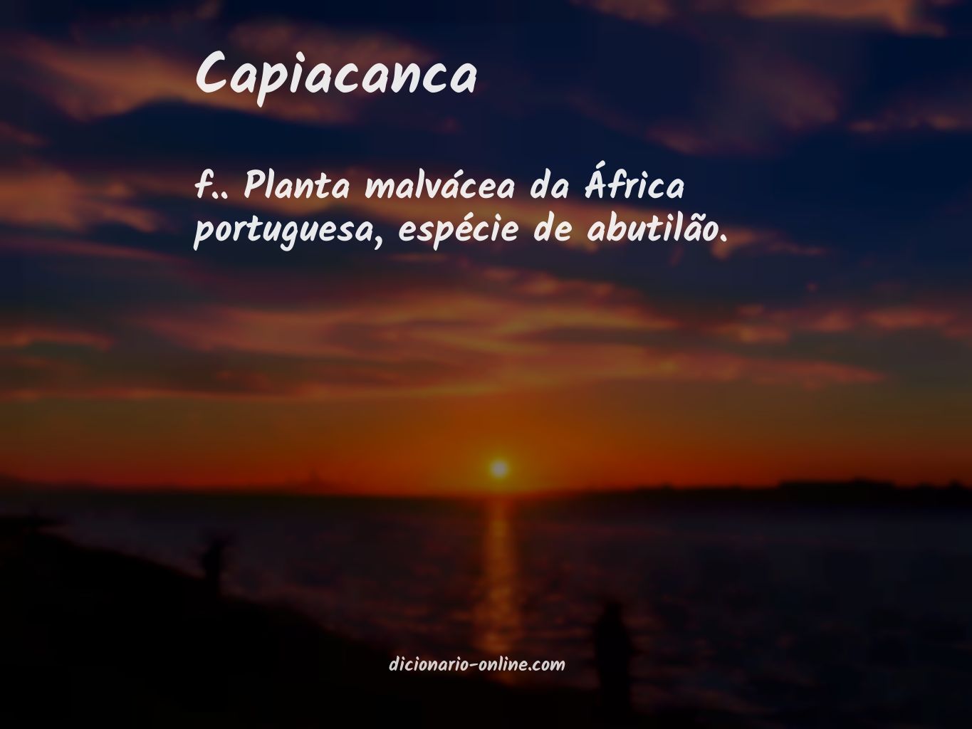 Significado de capiacanca