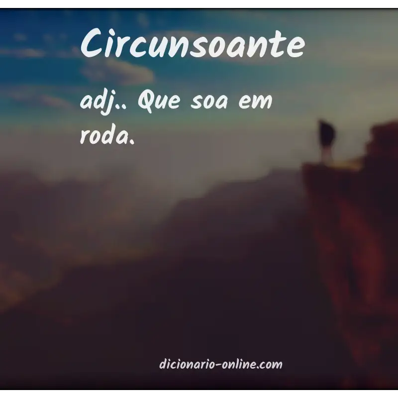 Significado de circunsoante