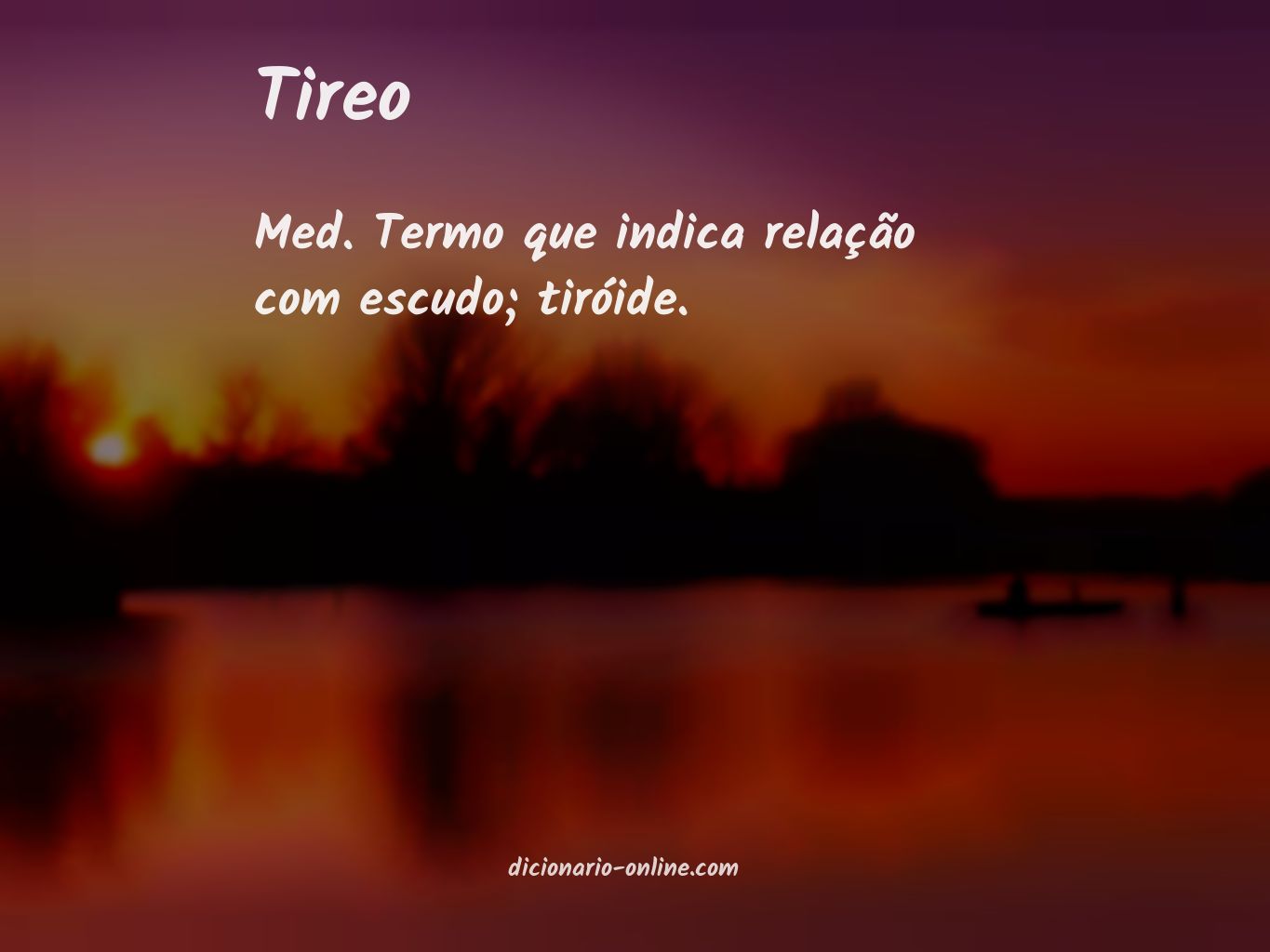 Significado de tireo