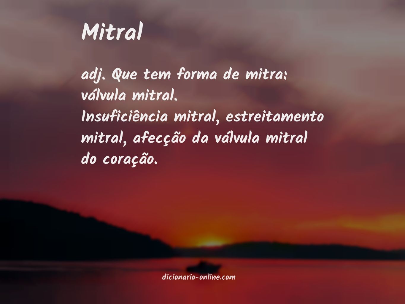 Significado de mitral