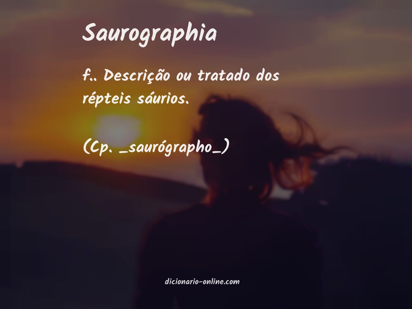 Significado de saurographia