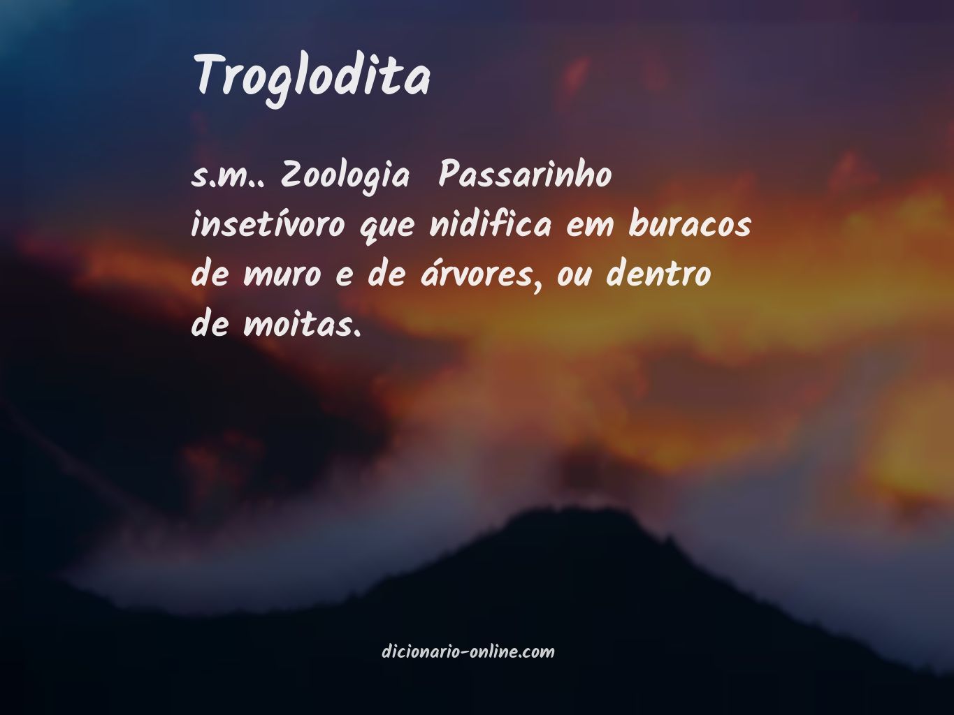 Significado de troglodita