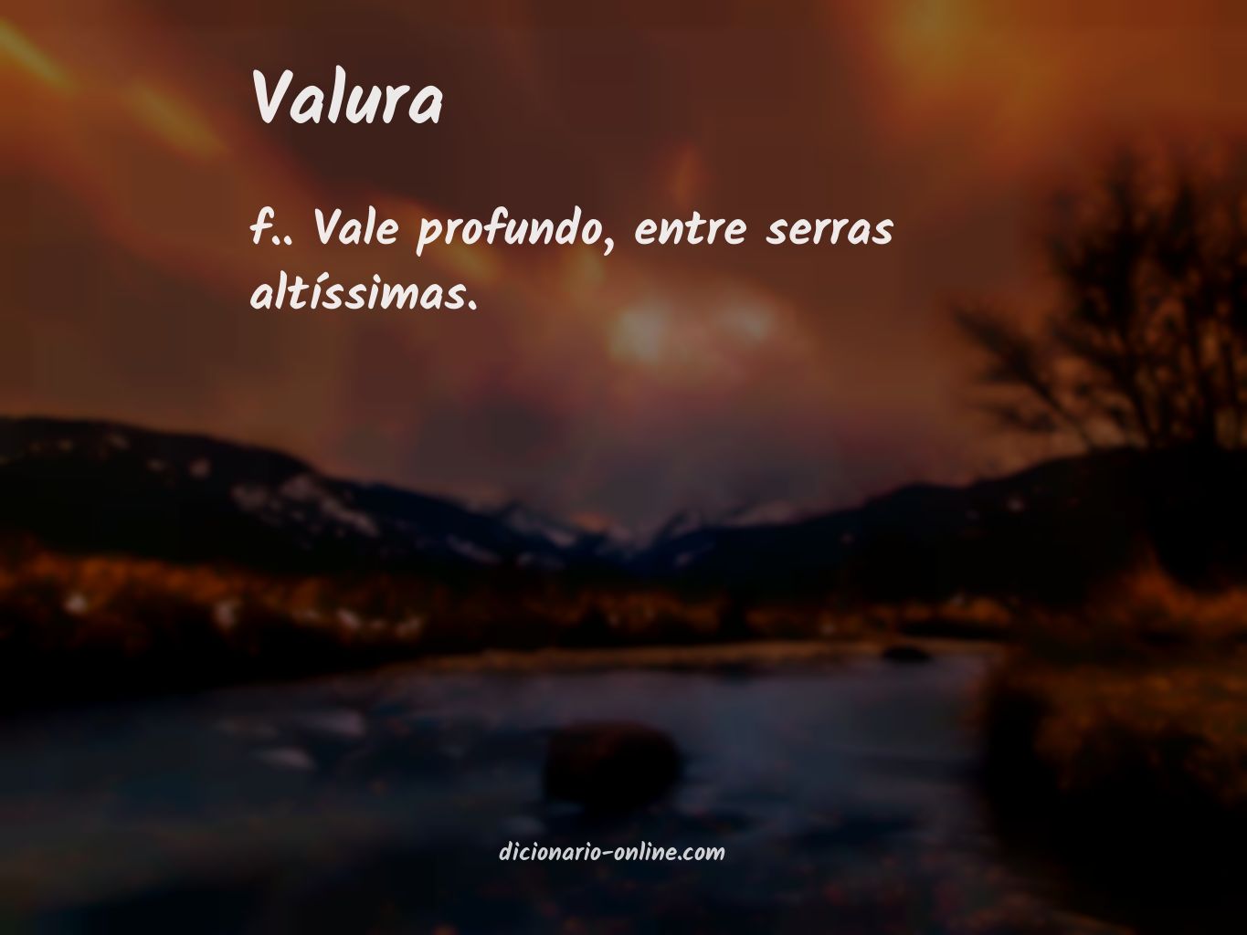 Significado de valura