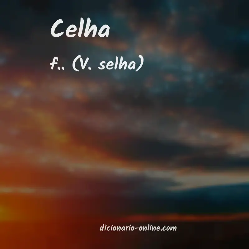 Significado de celha