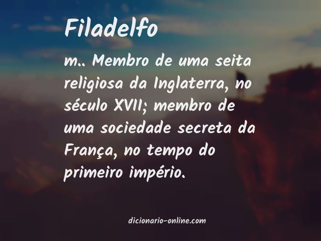 Significado de filadelfo