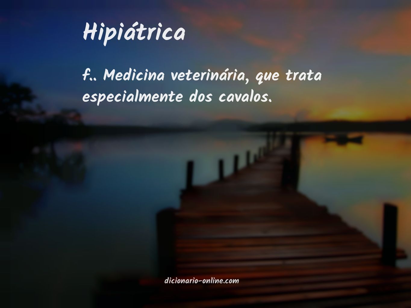 Significado de hipiátrica