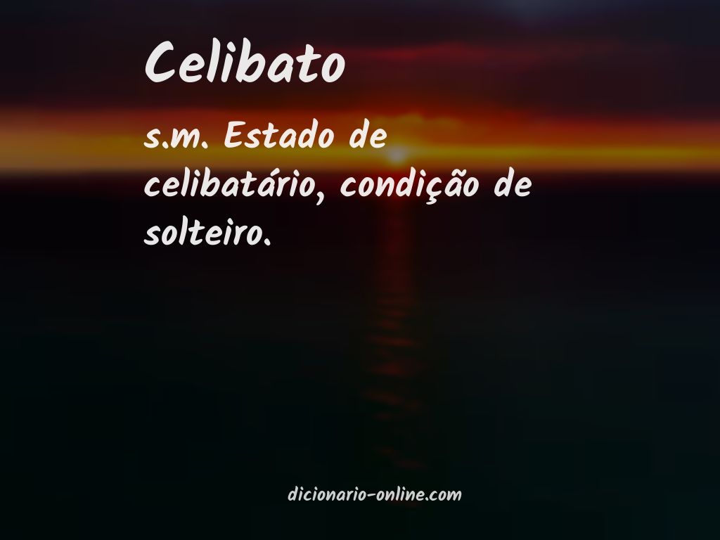 Significado de celibato