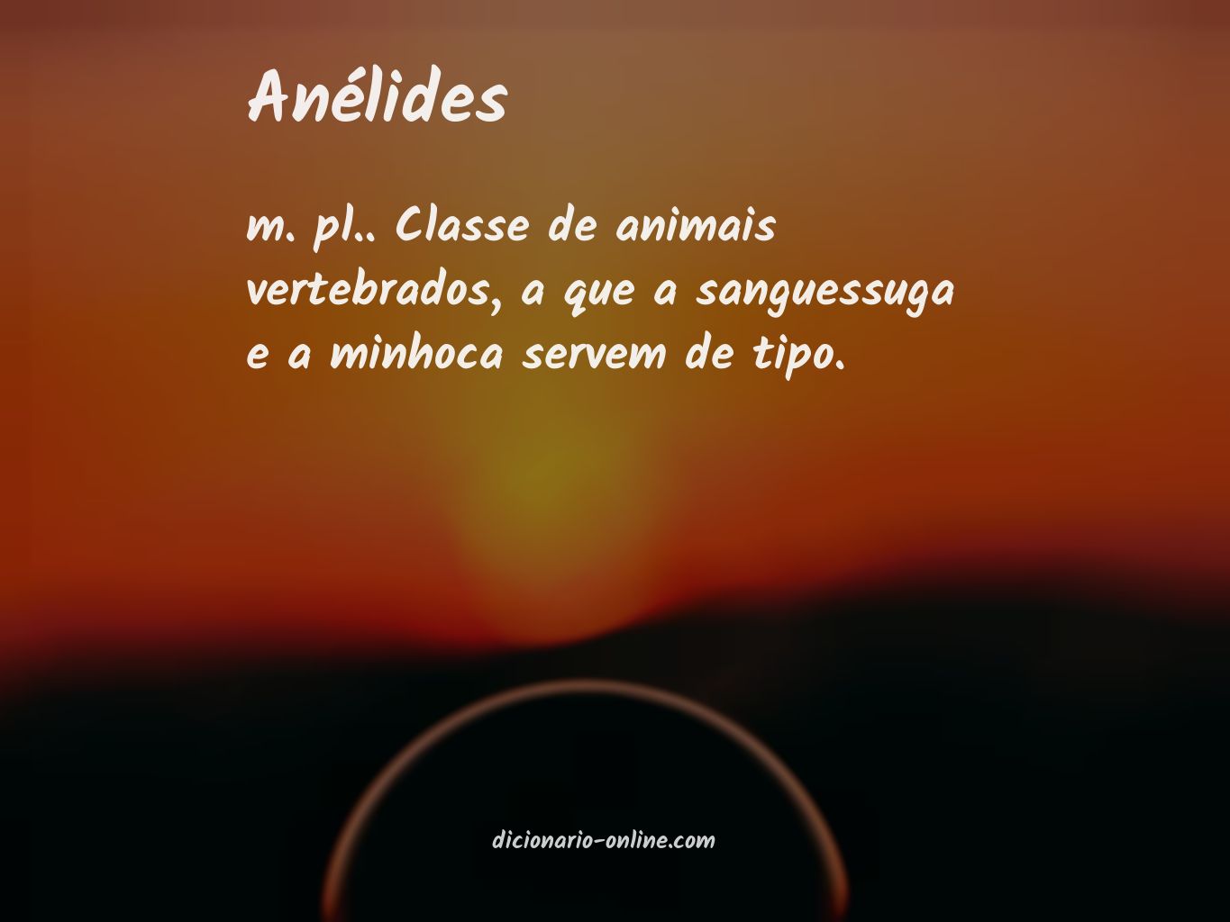 Significado de anélides