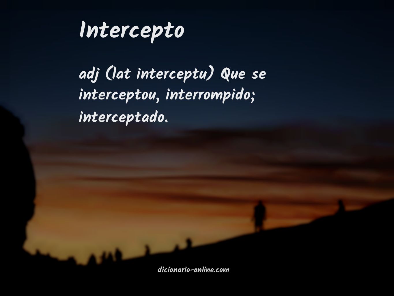 Significado de intercepto