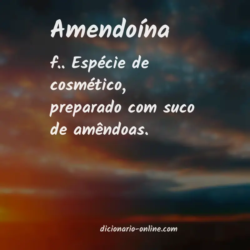 Significado de amendoína