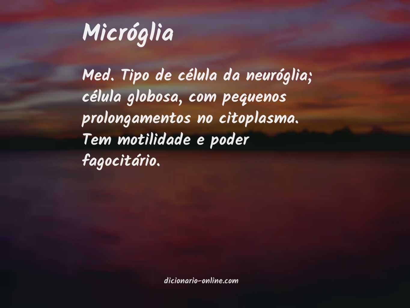 Significado de micróglia