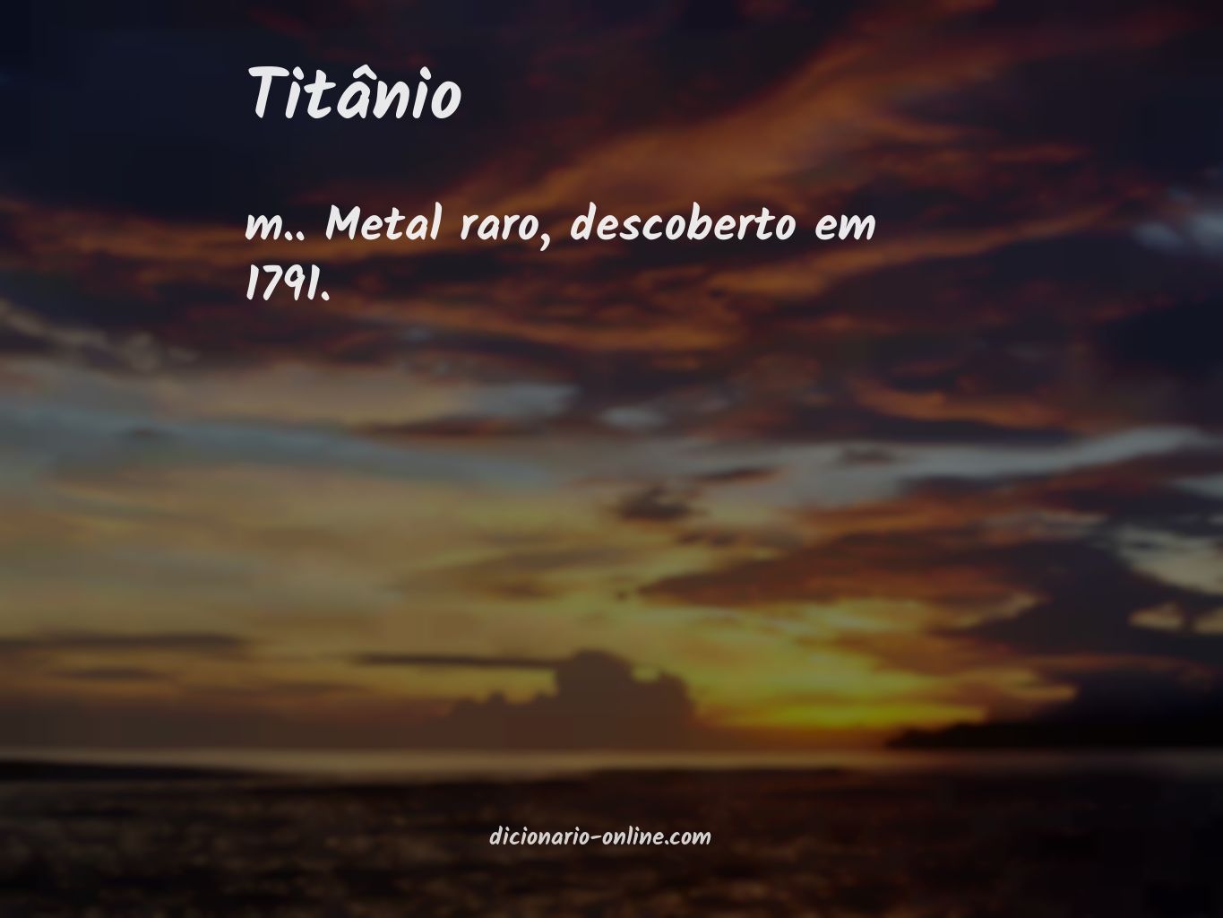 Significado de titânio