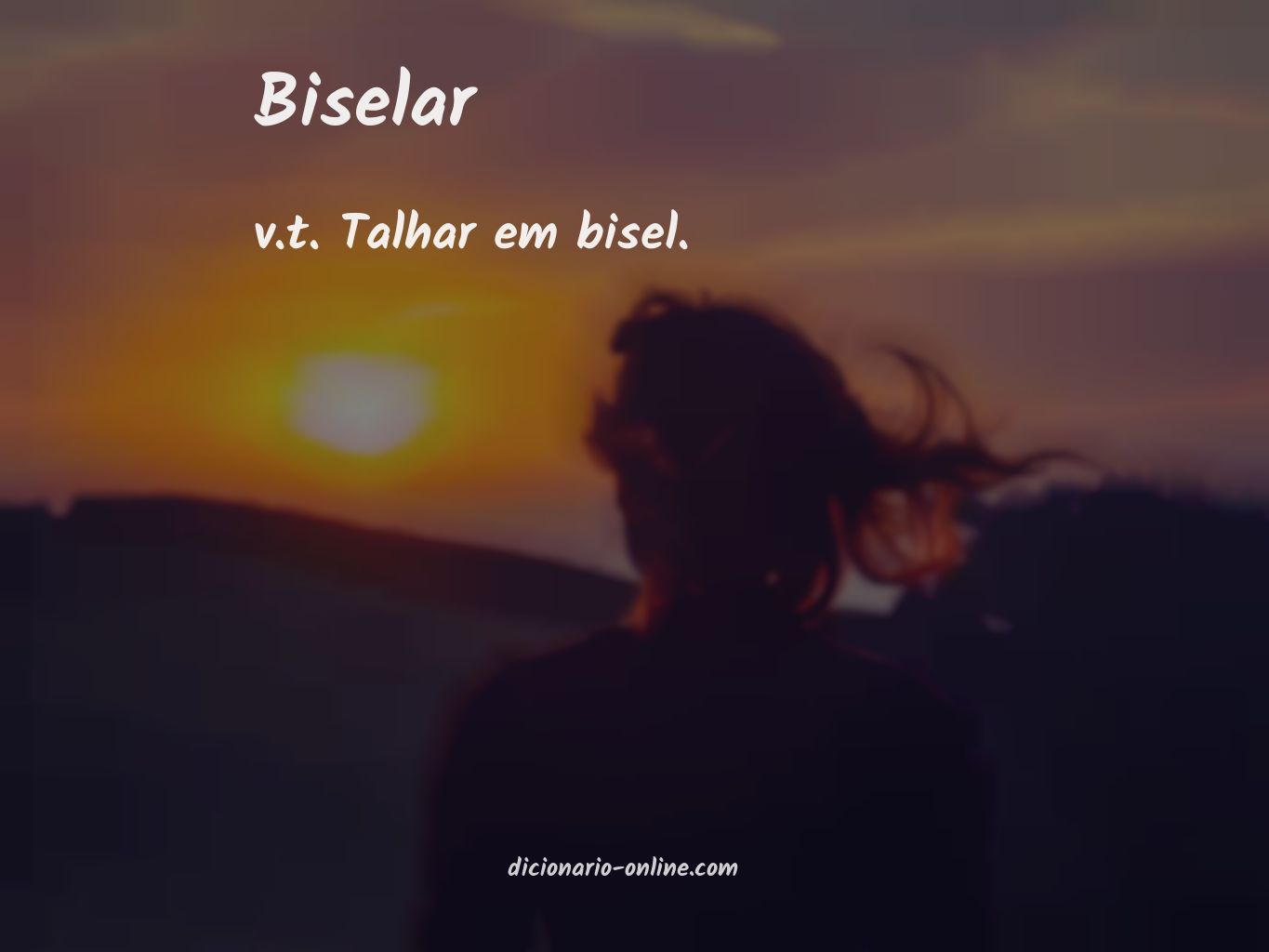 Significado de biselar