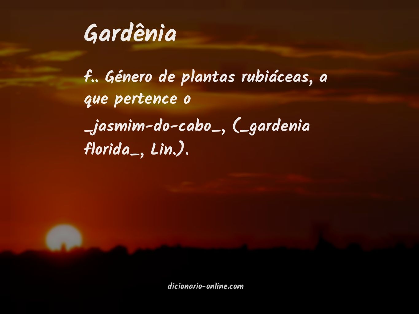 Significado de gardênia