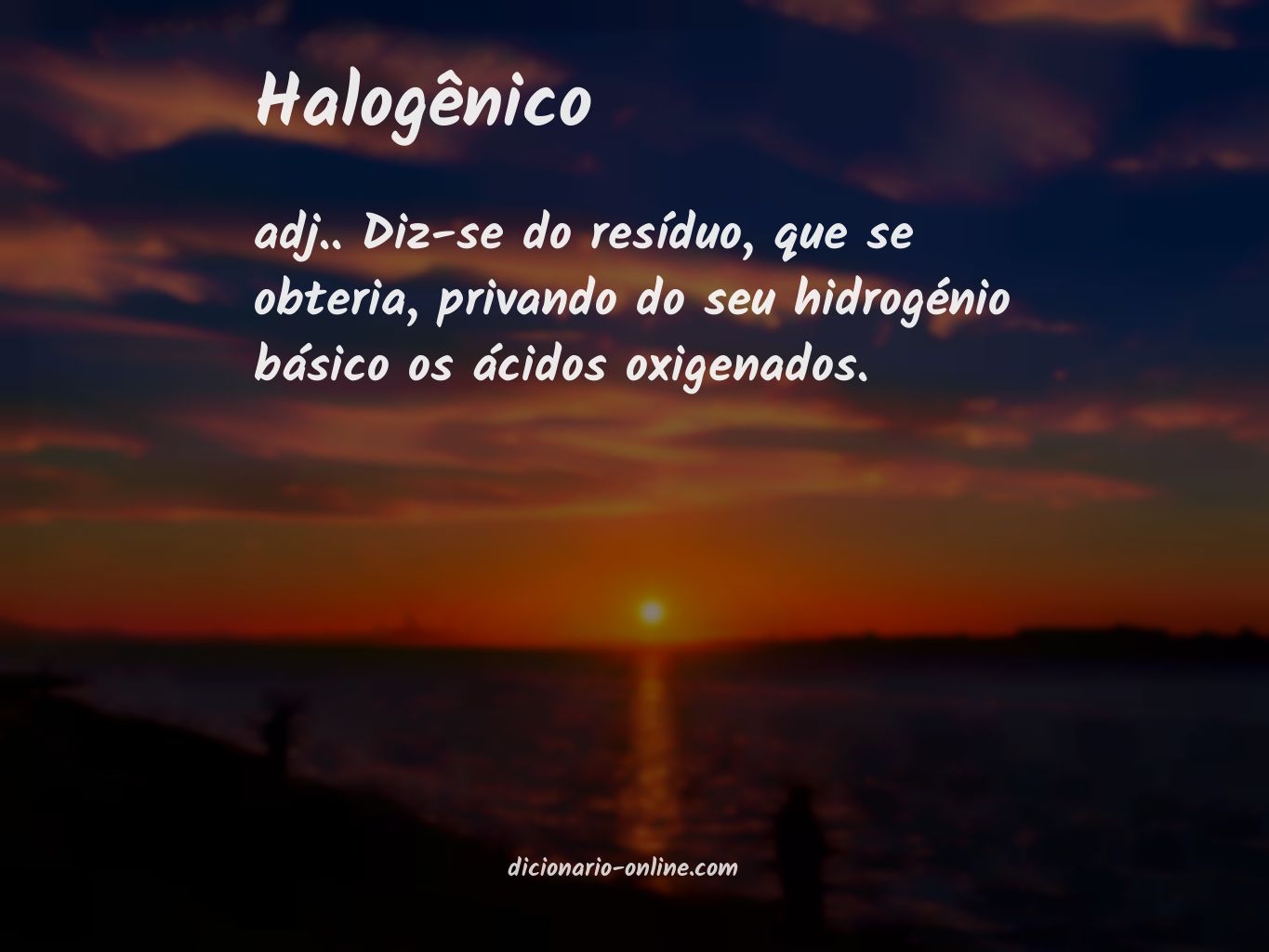 Significado de halogênico