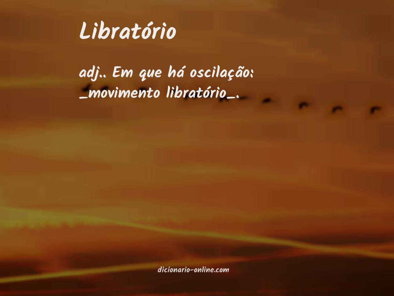 Significado de libratório