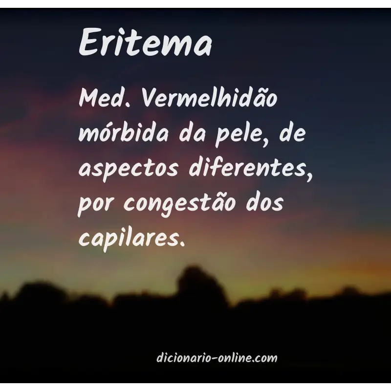 Significado de eritema