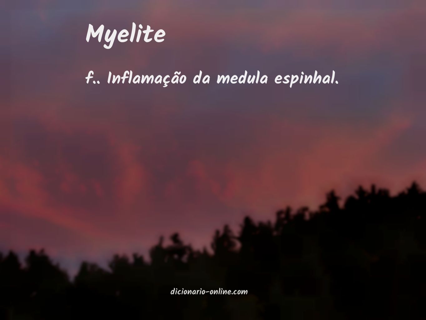Significado de myelite