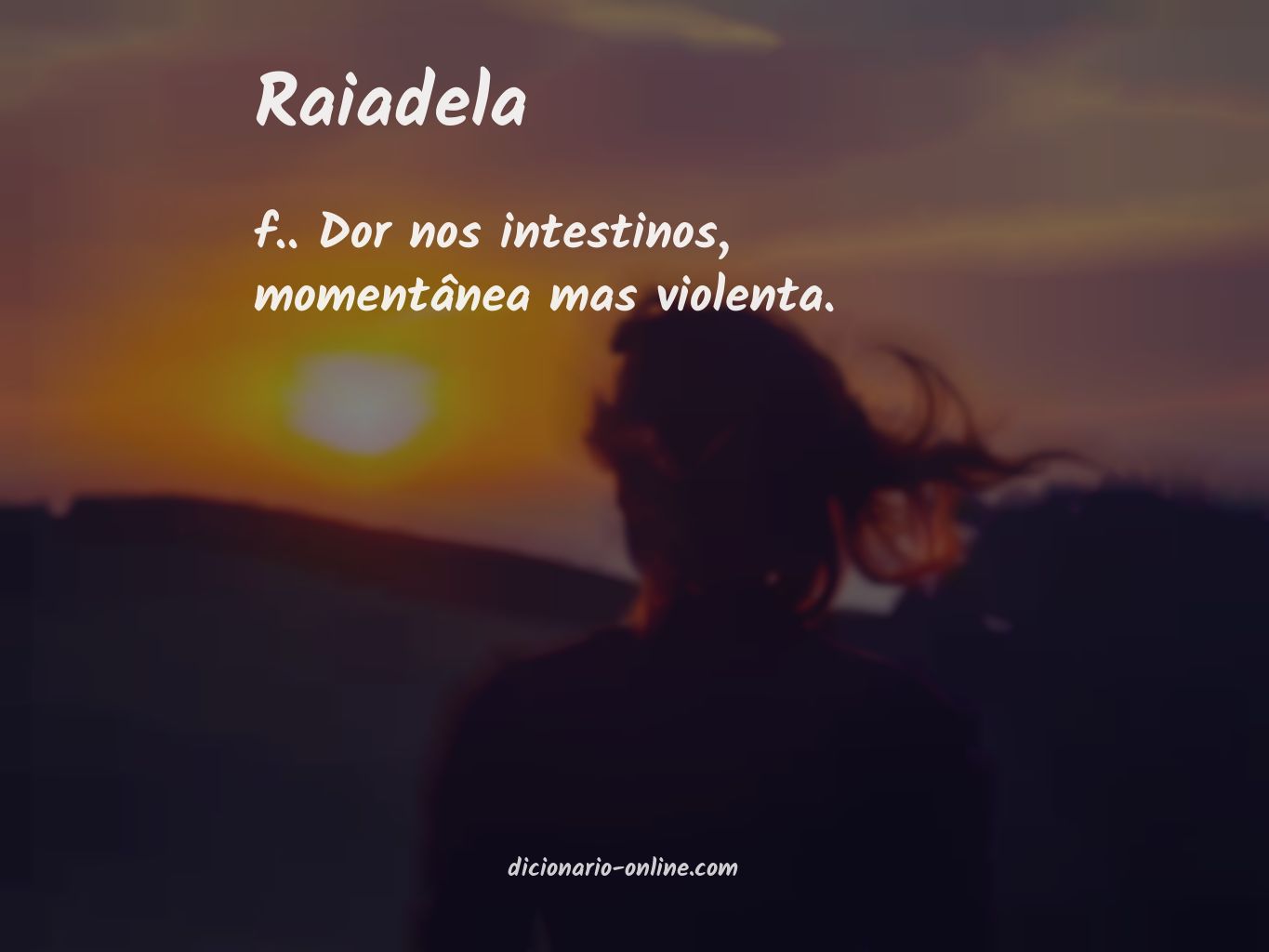 Significado de raiadela