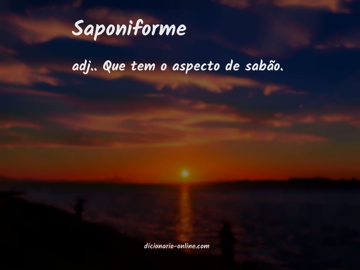 Significado de saponiforme