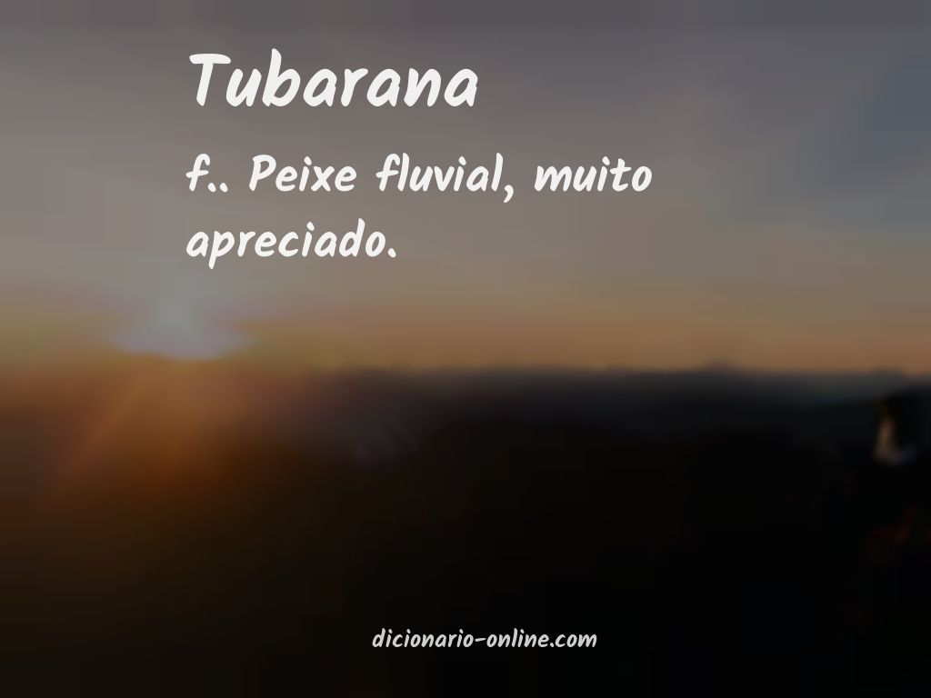 Significado de tubarana