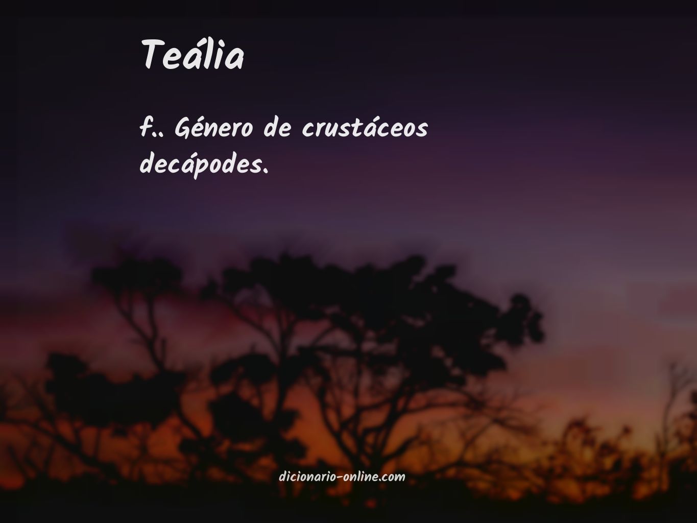 Significado de teália