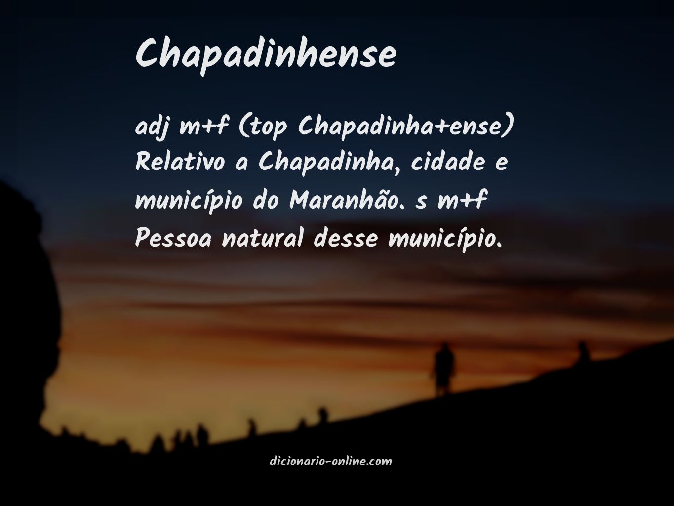 Significado de chapadinhense