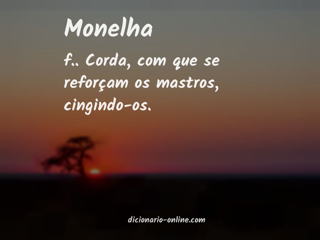 Significado de monelha