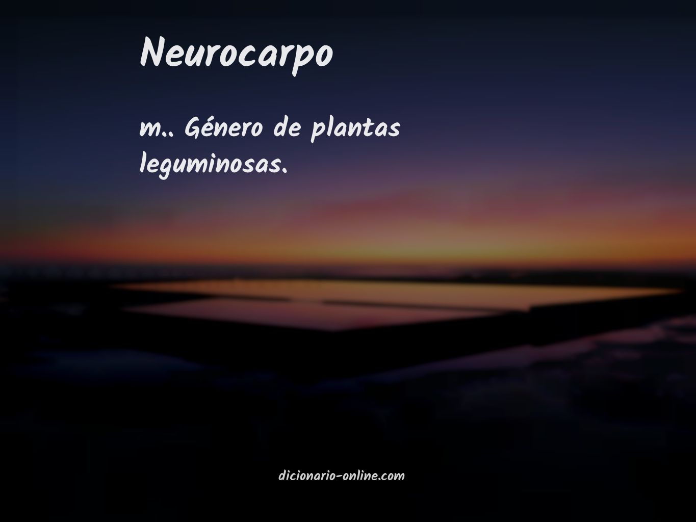 Significado de neurocarpo