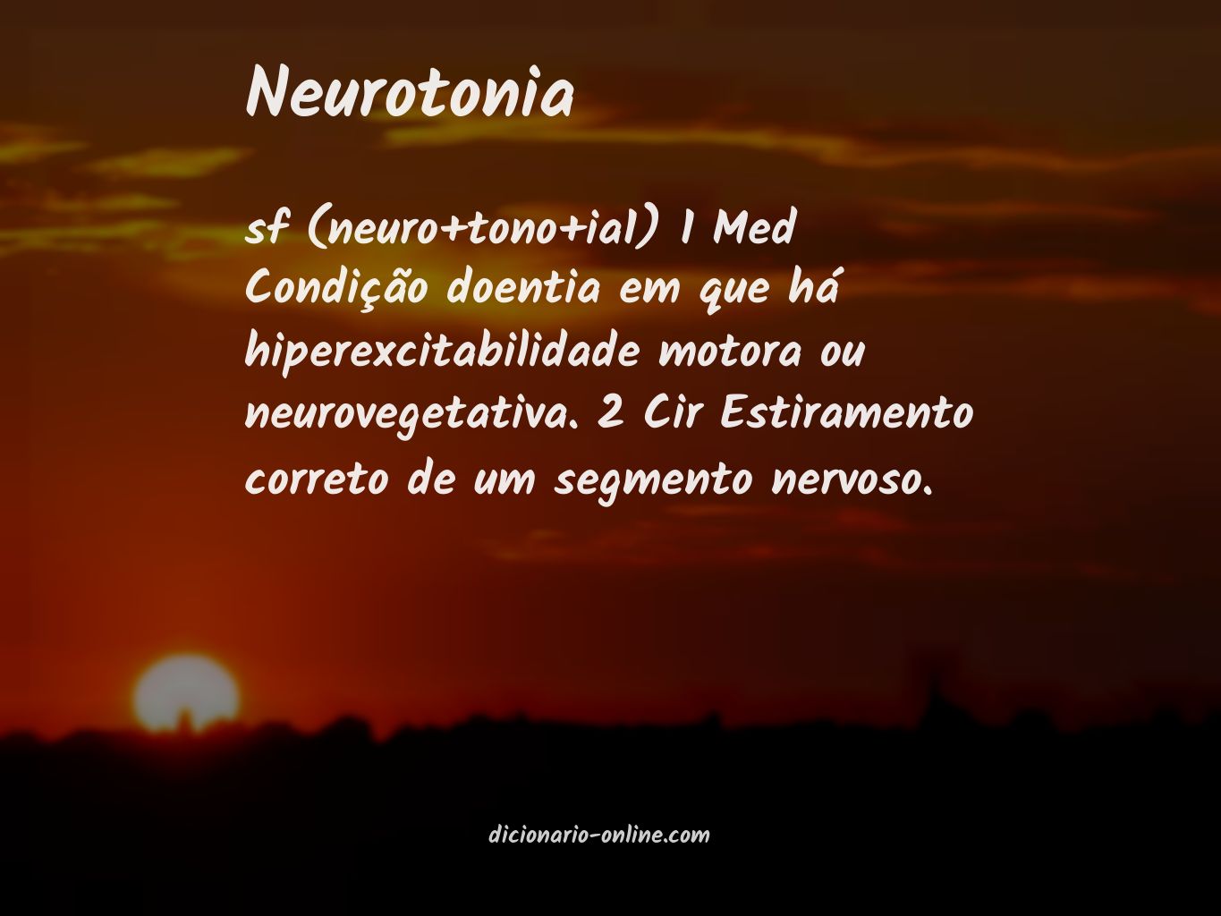 Significado de neurotonia