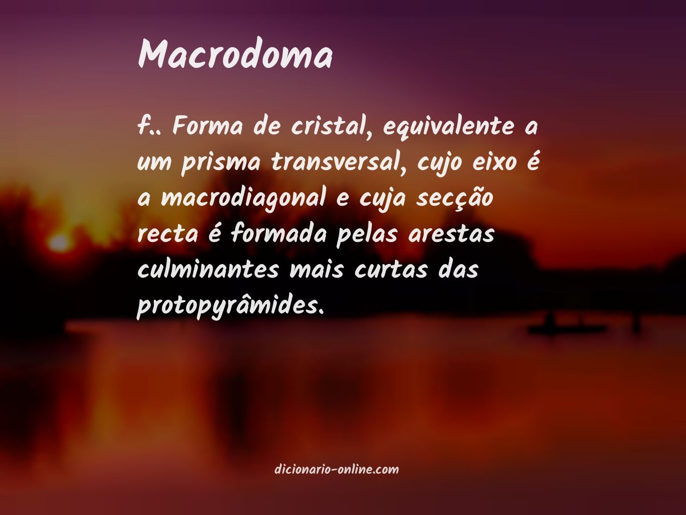 Significado de macrodoma