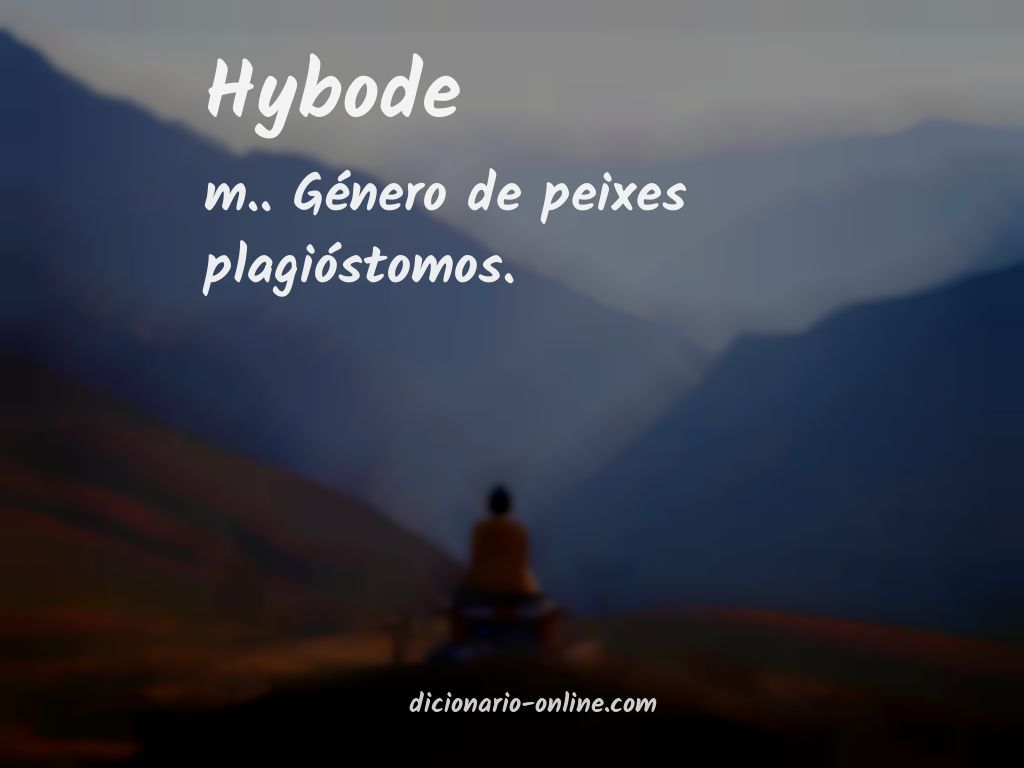 Significado de hybode