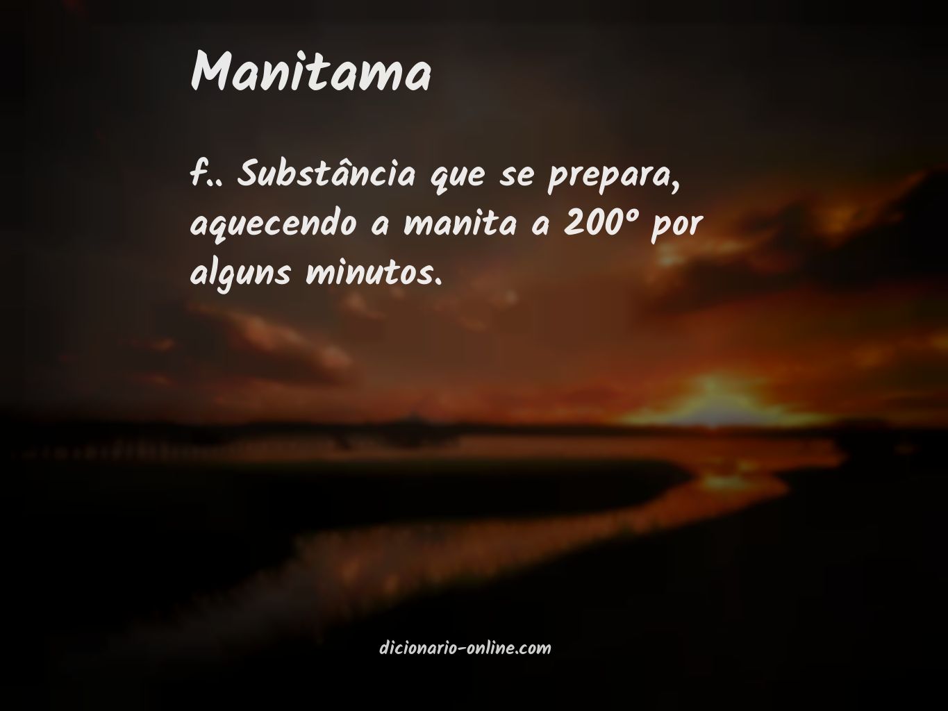 Significado de manitama