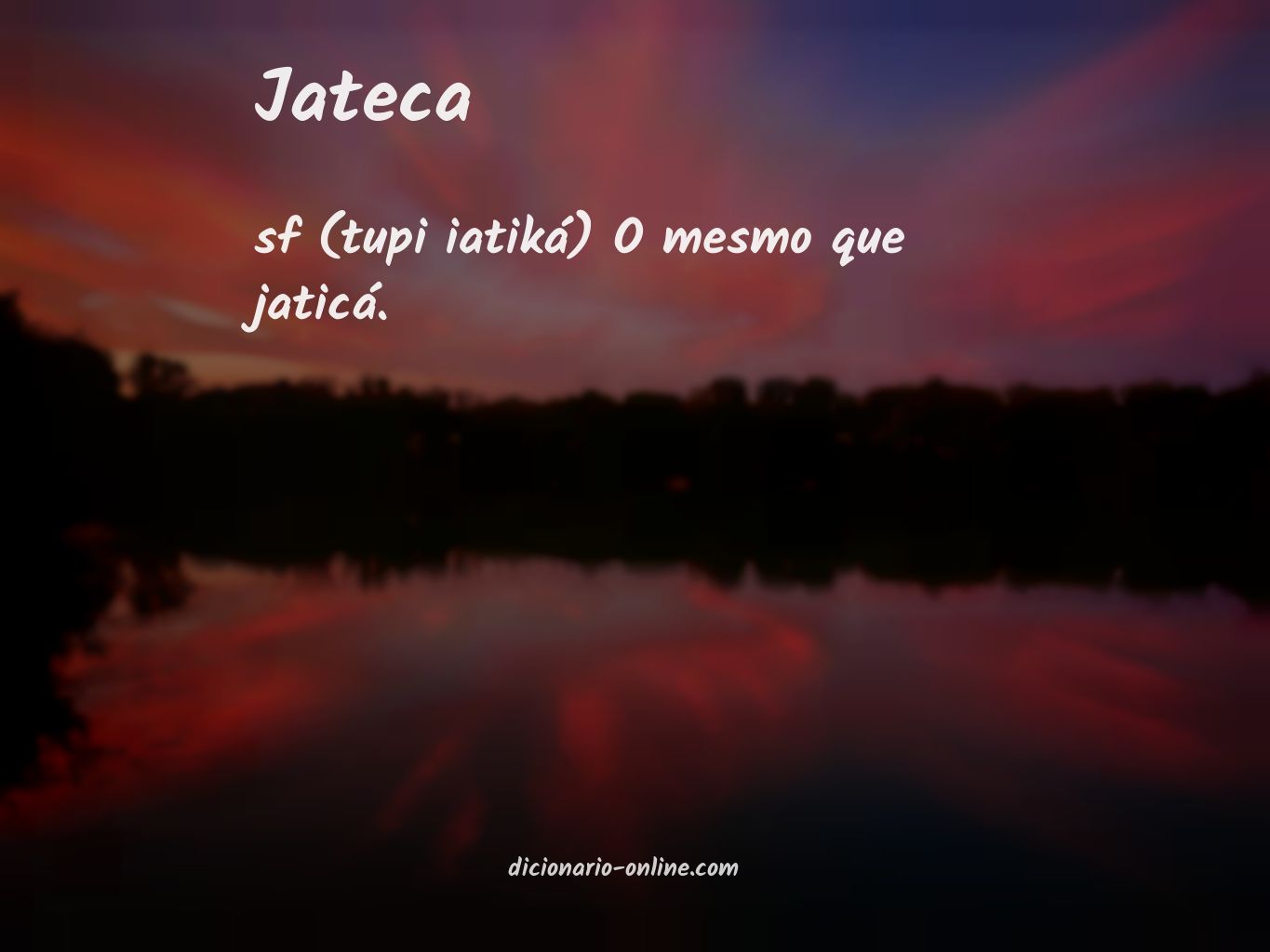 Significado de jateca