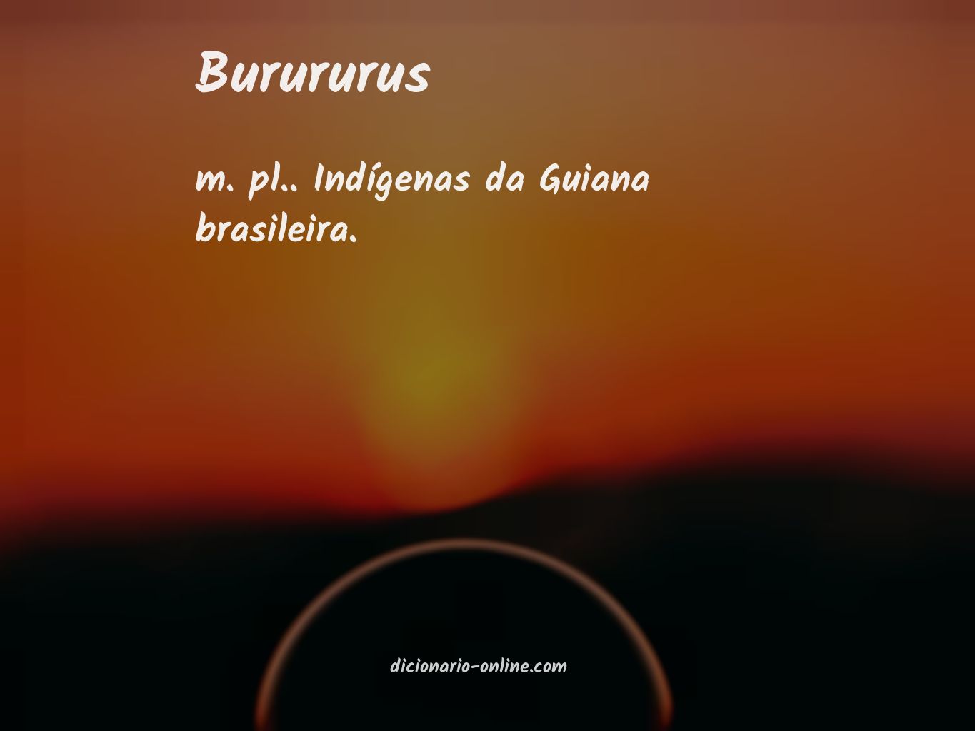 Significado de burururus