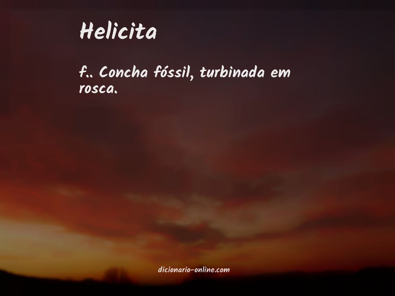 Significado de helicita