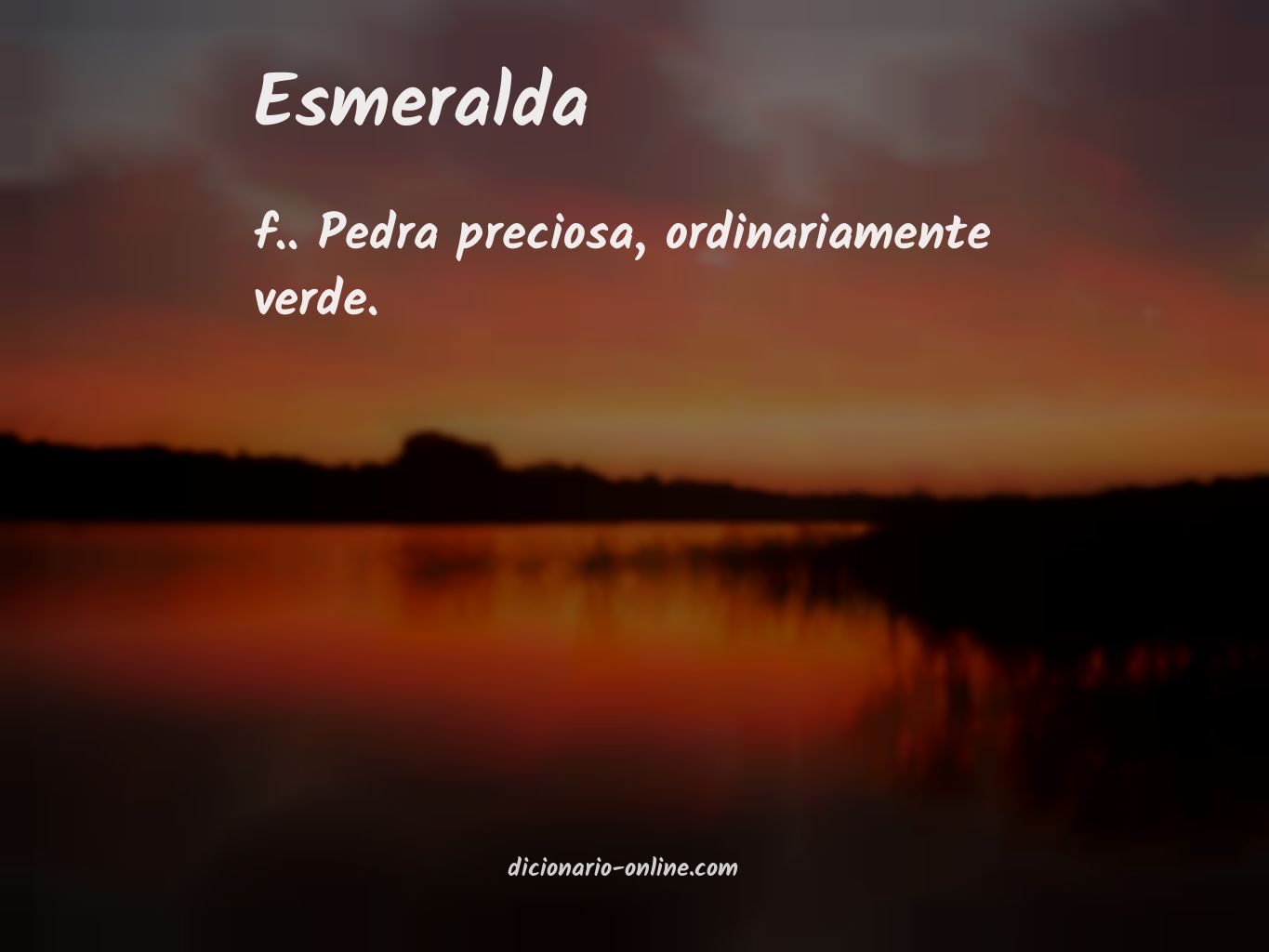 Significado de esmeralda