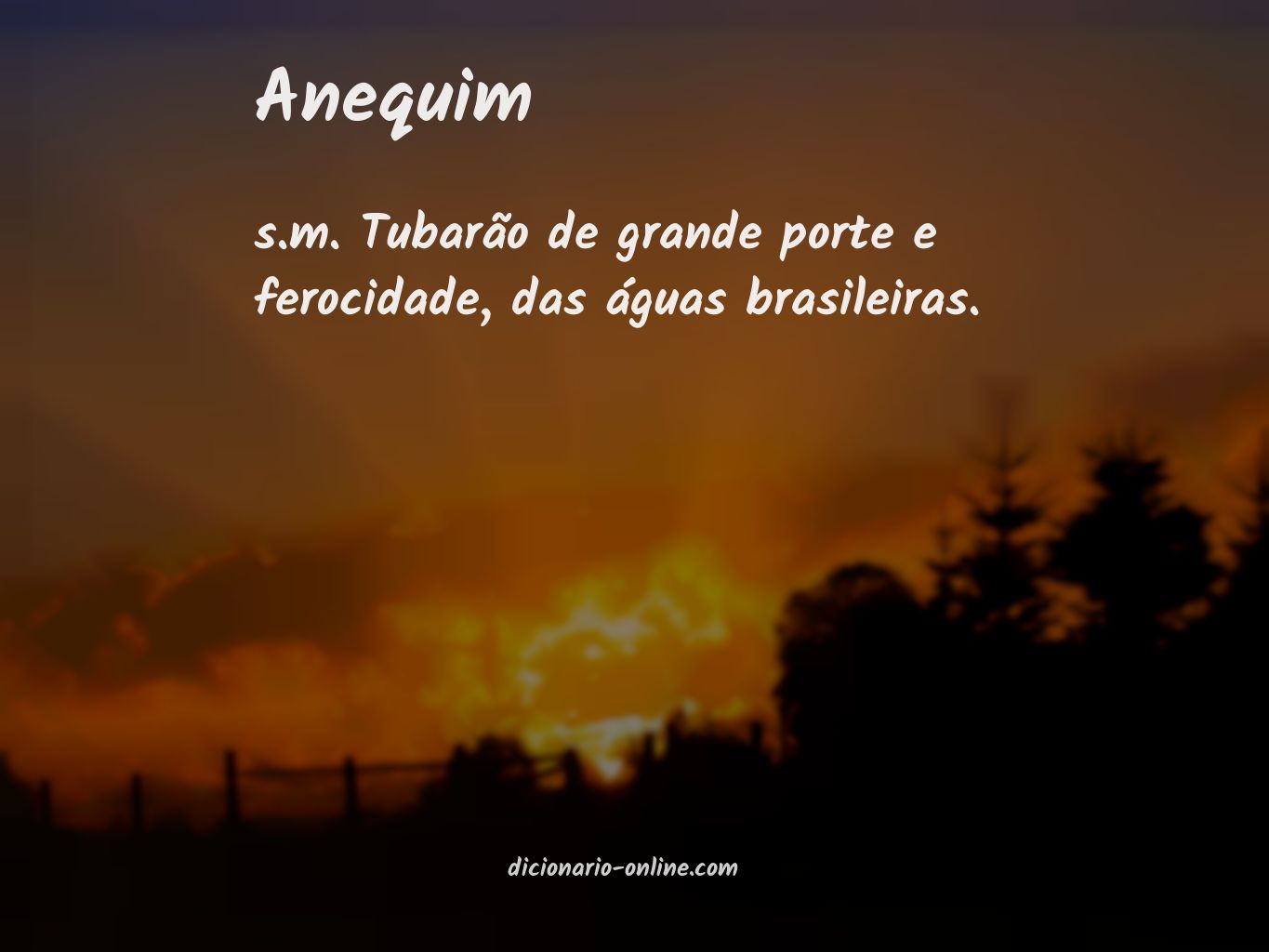 Significado de anequim